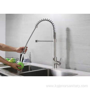 Pull Down Water Saving Spring Kitchen Faucet